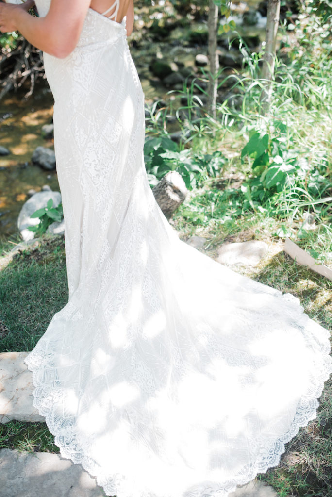 Bride dress in Beaver Creek
