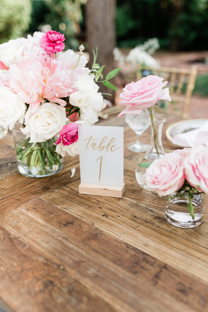 Luxury wedding table design