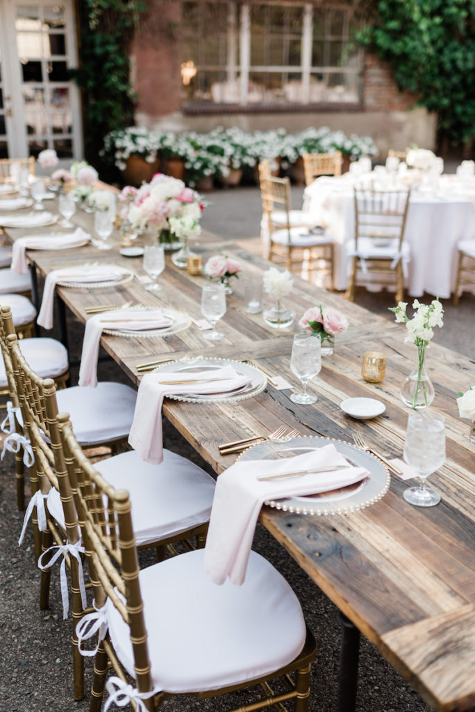 Luxury wedding table design